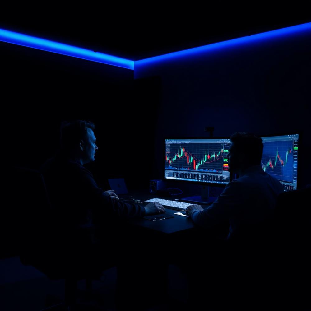 One-on-one mentorship session at the trading desk